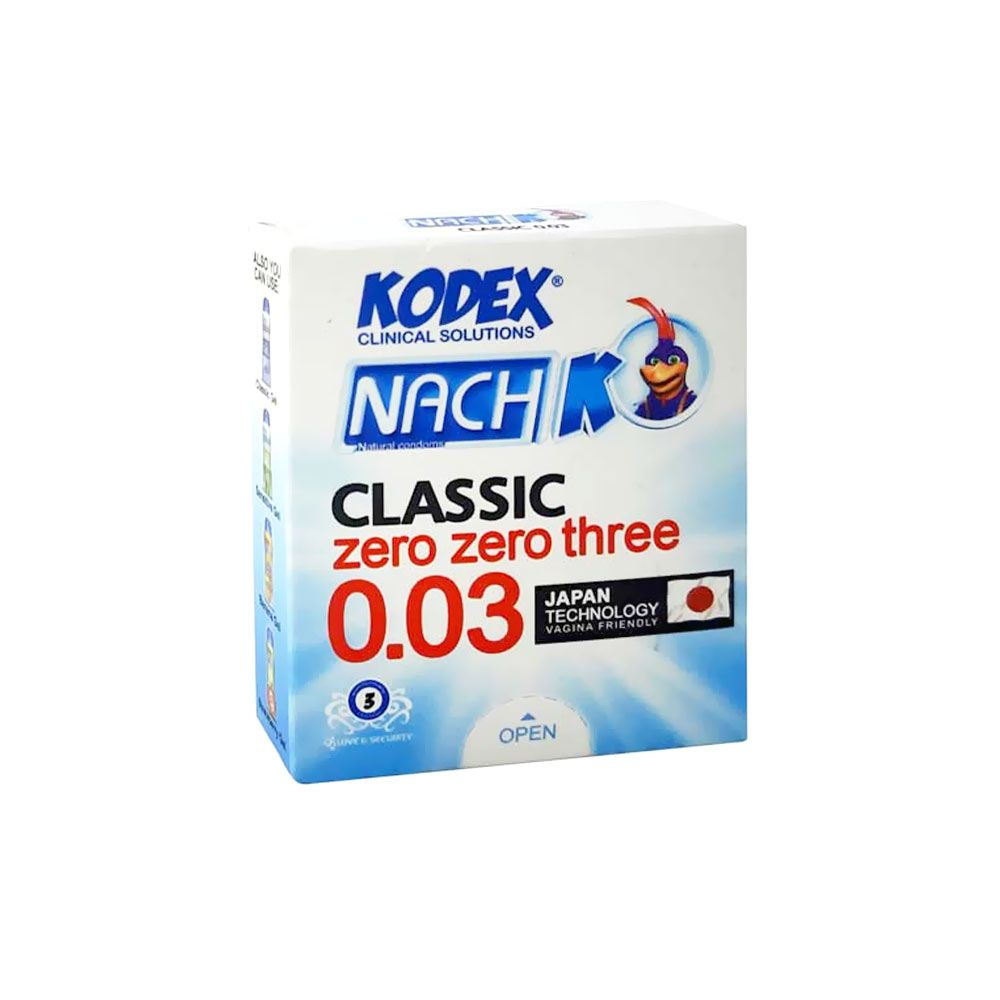 کاندوم کلاسیک 30 میکرون کدکس 3عددی